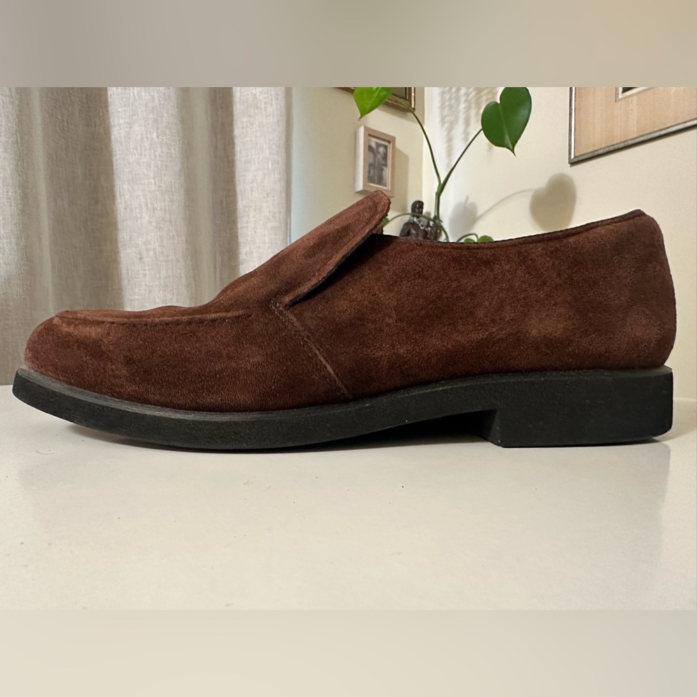 Hush Puppies Men Loafers Suede in Color Brown US Size 10 - Picture 4 of 14